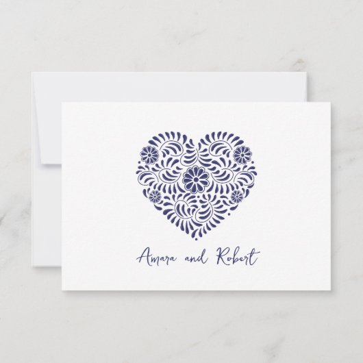 Talavera Herz Flat Card (Rückseite)