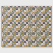Talavera Indian: Patchwork, ethnisches Mosaik. Geschenkpapier (Flach)