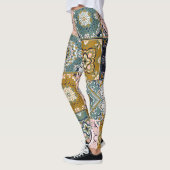 Talavera Indian: Patchwork, ethnisches Mosaik. Leggings (Links)