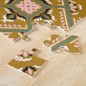 Talavera Indian: Patchwork, ethnisches Mosaik. Puzzle (Seite)