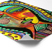 Talavera Jungfrau von Guadalupe BLESSINGS Poster (Ecke)