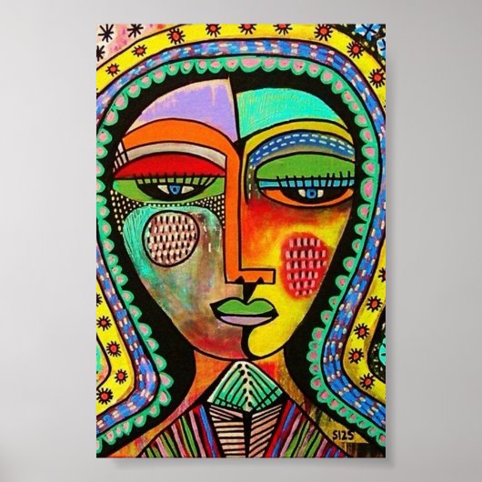 Talavera Jungfrau von Guadalupe BLESSINGS Poster (Vorne)