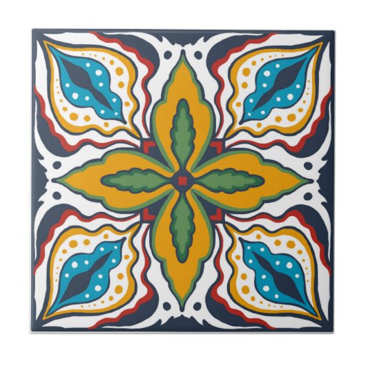 Talavera-Kachel inspiriert Fliese (Vorderseite)