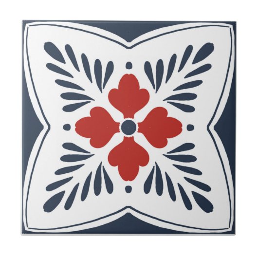 Talavera-Kachel inspiriert Fliese (Vorderseite)