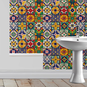 Talavera Kleines Mexikanisches Fliesen-Muster Tapete