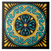 Talavera marokkanische Tile Design Fliese (Vorderseite)