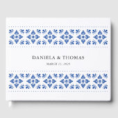 Talavera Mexican Wedding Guestbook Gästebuch (Vorderseite)