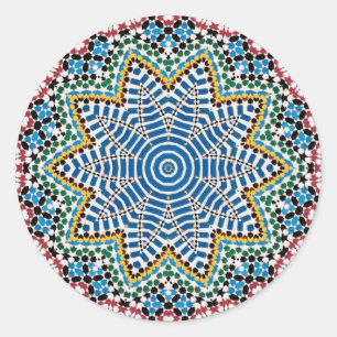 Talavera Mosaic Keramik Plate Runder Aufkleber