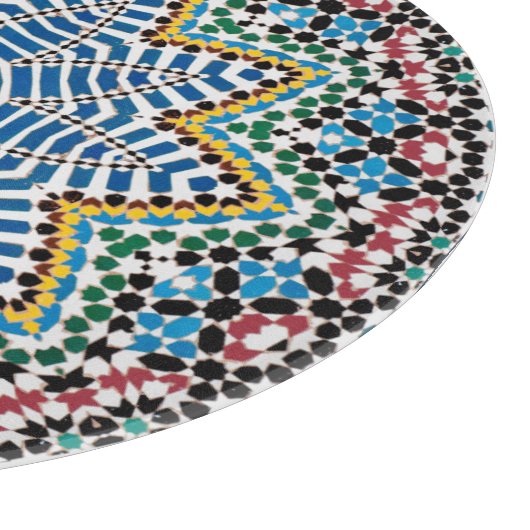 Talavera-Mosaikstil Schneidebrett (Ecke)