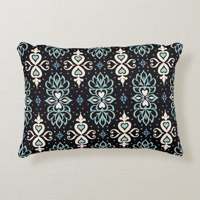 Talavera-Muster. Azulejos portugal. Türkischer Nam Dekokissen (Vorderseite)