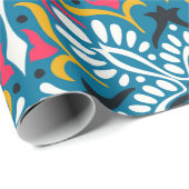 Talavera-Muster. Indisches Flickwerk. Azulejos por Geschenkpapier (Rolleneckpunkt)