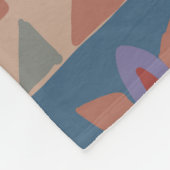 Talavera-Muster. Indisches Flickwerk. Türkischer N Fleecedecke (Ecke)