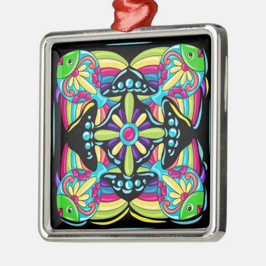 Talavera Ornament Aus Metall (Links)