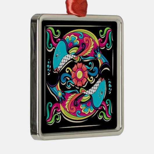 Talavera Ornament Aus Metall (Rechts)