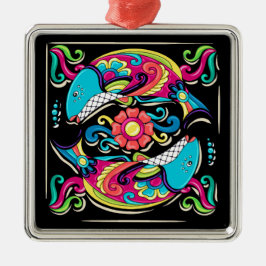 Talavera Ornament Aus Metall