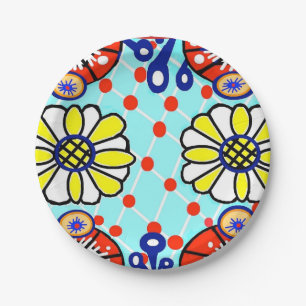 Talavera Paper Plate - Cinco de Mayo - Blume Pappteller