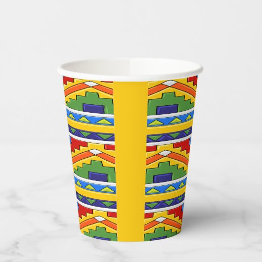 Talavera Pattern Pappbecher (Links)