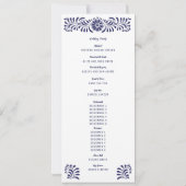 TALAVERA-PROGRAMM "BLAUE MEXIKAN" (Rückseite)