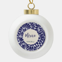 Talavera Snowflake Gerahmte Ornament
