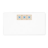 Talavera Spanish Tile Mailing Labels (Vorne)