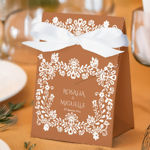 Talavera Terrakotta-Mexikanische Hochzeit Geschenkschachtel