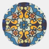 Talavera Tile 1 Sticker Square (Vorderseite)
