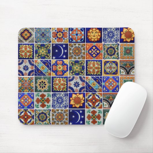 Talavera Tile-Bild auf der Maus-Pad Mousepad (Mit Mouse)