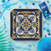 Talavera Tile Cinco Pappteller (Party)