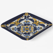 Talavera Tile Cinco Pappteller (Gewinkelt)