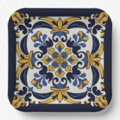 Talavera Tile Cinco Pappteller (Vorderseite)