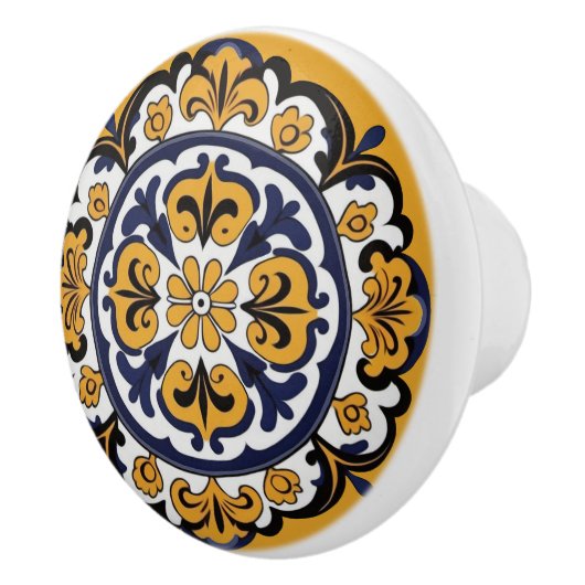 Talavera Tile Cuatro Keramikknauf (Rechts)