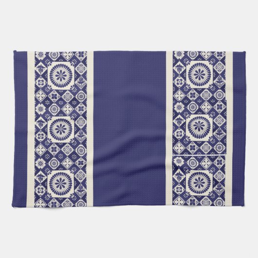 Talavera Tile Dos Geschirrtuch (Horizontal)