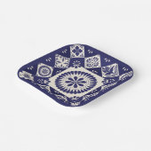 Talavera Tile Dos Pappteller (Gewinkelt)