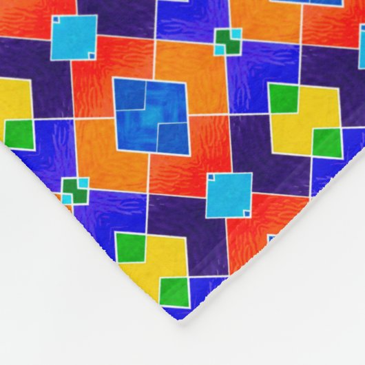 Talavera Tile Fleece Blanket (Ecke)