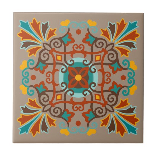 Talavera Tile Fliese (Vorderseite)