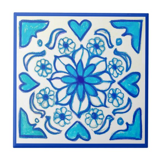Talavera Tile Fliese (Vorderseite)
