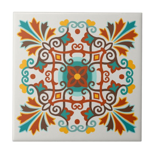 Talavera Tile Fliese (Vorderseite)