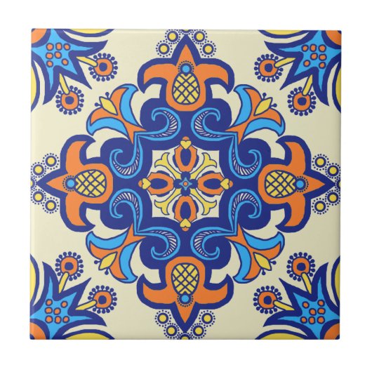 Talavera Tile Fliese (Vorderseite)