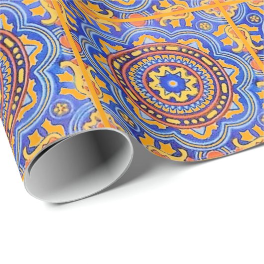 Talavera Tile Geschenkpapier (Rolleneckpunkt)