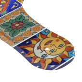 Talavera Tile Image Southwest Glass Paddle Schneidebrett (Ecke)