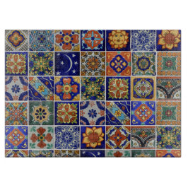 Talavera Tile Image Southwest Style Charcuterie Schneidebrett