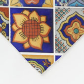 Talavera Tile Image Südwest Style Cudly Soft Fleecedecke (Ecke)