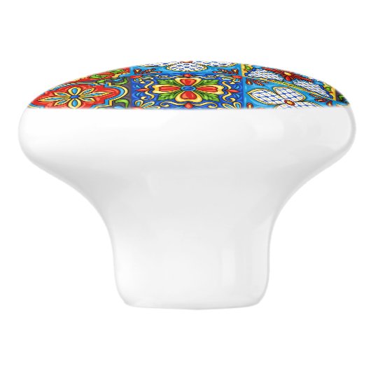 Talavera Tile Keramik Drawer Knob Keramikknauf (Seitenansicht)