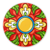 Talavera Tile Keramik Drawer Knob Keramikknauf (Vorderseite)