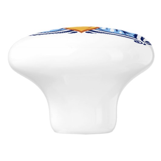 Talavera Tile Keramik Drawer Knob Keramikknauf (Seitenansicht)