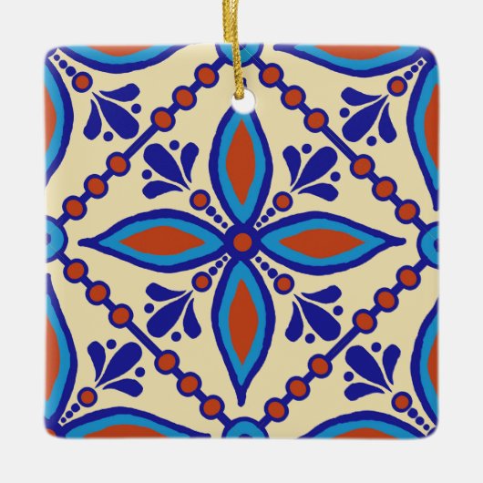 Talavera Tile Keramikornament (Vorderseite)