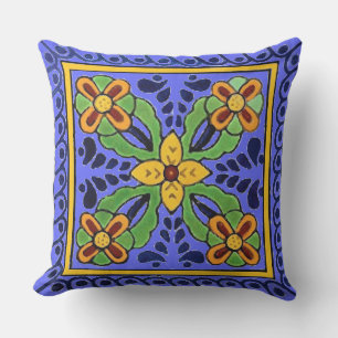 Talavera Tile Kissen