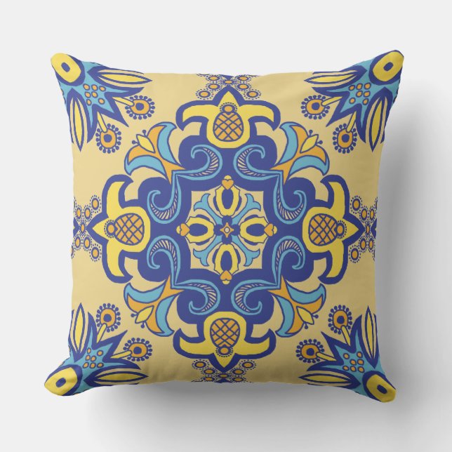 Talavera Tile Kissen (Vorderseite)