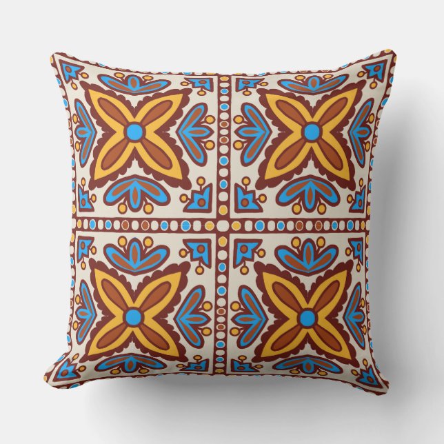 Talavera Tile Kissen (Vorderseite)