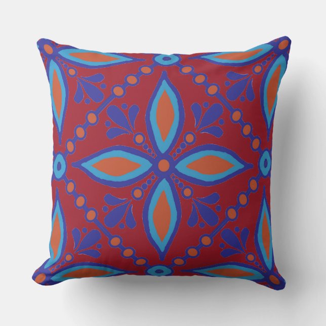 Talavera Tile Kissen (Vorderseite)